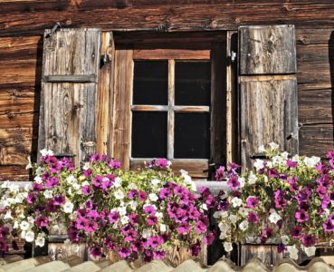 chalet fleuri - valais suisse