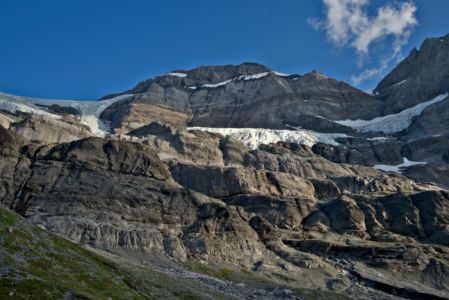 vue du glacier depuis la cabane de susanfe