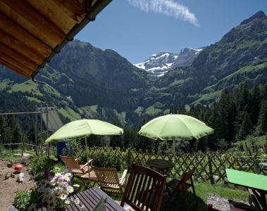 terrasse du refuge de bonaveau