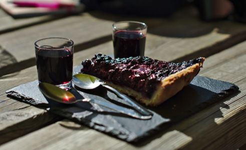 tarte aux myrtille, refuge vogealle