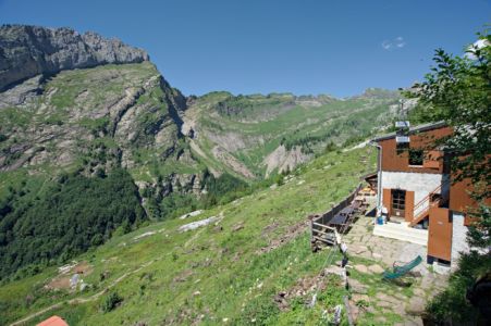 vue en direction du pas au taureau