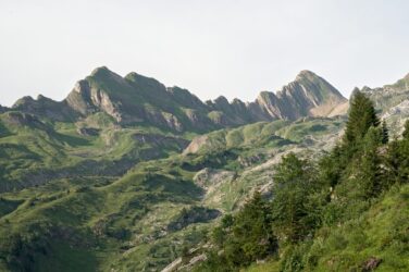 la vue depuis le refuge