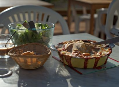 Croziflette, tartiflette avec des crozets