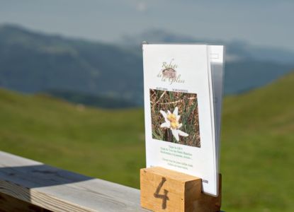 menu du refuge de la golèse