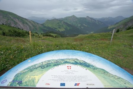 table d'orientation, col de coux