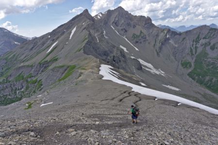 en direction du col de Sageroux