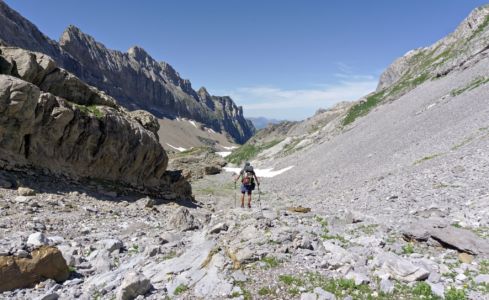 du col des chambres au lac