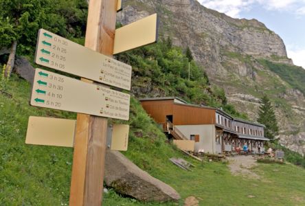 les différentes randonnées au départ du refuge du folly