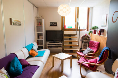 Salon chaleureux